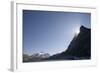Mountain and Fjord at Sunset-Paul Souders-Framed Photographic Print