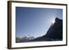 Mountain and Fjord at Sunset-Paul Souders-Framed Photographic Print