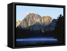 Mountain and Frog Lake, Challis National Forest, Sawtooth National Recreation Area, Idaho, USA-Scott T. Smith-Framed Stretched Canvas