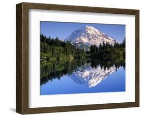 Mountain and Reflection-John Luke-Framed Photographic Print