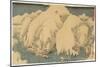 Mountain and River at Kiso Pass, August 1857-Utagawa Hiroshige-Mounted Giclee Print