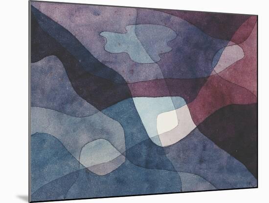 Mountain and Synthetic Air-Paul Klee-Mounted Giclee Print