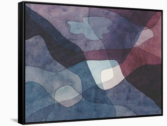 Mountain and Synthetic Air-Paul Klee-Framed Stretched Canvas