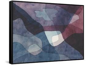 Mountain and Synthetic Air-Paul Klee-Framed Stretched Canvas