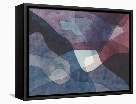 Mountain and Synthetic Air-Paul Klee-Framed Stretched Canvas