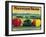 Mountain Apple Crate Label - Hood River, OR-Lantern Press-Framed Art Print