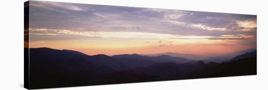 Mountain at Dusk, North Carolina, USA-null-Stretched Canvas