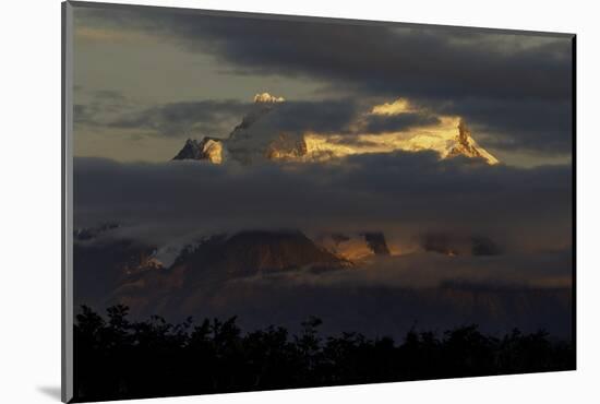 Mountain at sunrise, Torres del Paine National Park, Chile, Patagonia, Patagonia-Adam Jones-Mounted Photographic Print
