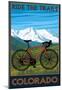 Mountain Bike - Colorado-null-Mounted Poster