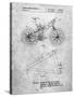 Mountain Bike Patent Art-Cole Borders-Stretched Canvas