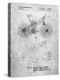 Mountain Bike Patent Art-Cole Borders-Stretched Canvas