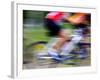 Mountain Bike Race, Bannockburn, near Cromwell, Central Otago, South Island, New Zealand-David Wall-Framed Photographic Print