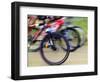 Mountain Bike Race, Bannockburn, near Cromwell, Central Otago, South Island, New Zealand-David Wall-Framed Photographic Print