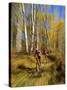 Mountain Bike Race, Methow Valley, Washington State, USA-David Barnes-Stretched Canvas