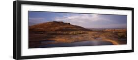 Mountain Bike Riders on a Trail, Slickrock Trail, Sand Flats Recreation Area, Moab, Utah, USA-null-Framed Photographic Print