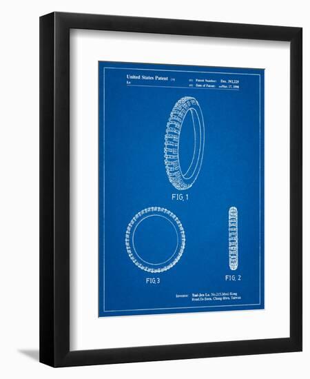 Mountain Bike Tire Patent-Cole Borders-Framed Art Print