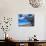 Mountain Biker and Rock Formations, Dunstan Range, Central Otago-David Wall-Mounted Photographic Print displayed on a wall