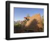 Mountain Biker on Natural Wall Ride, Rockville, Utah, USA-Chuck Haney-Framed Photographic Print