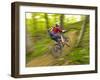 Mountain Biking at Brown County State Park in Indiana, Usa-Chuck Haney-Framed Photographic Print