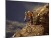 Mountain Biking Downhill-null-Mounted Premium Photographic Print