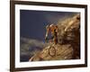 Mountain Biking Downhill-null-Framed Photographic Print