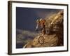 Mountain Biking Downhill-null-Framed Photographic Print