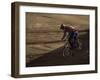 Mountain Biking Downhill-null-Framed Photographic Print