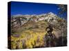 Mountain Biking in Fall, Uinta National Forest, Provo, Utah-Howie Garber-Stretched Canvas