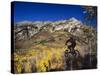 Mountain Biking in Fall, Uinta National Forest, Provo, Utah-Howie Garber-Stretched Canvas