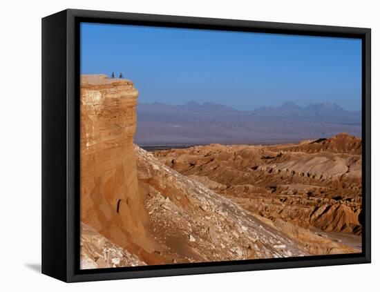 Mountain Biking in the Atacama Desert, Chile-John Warburton-lee-Framed Stretched Canvas