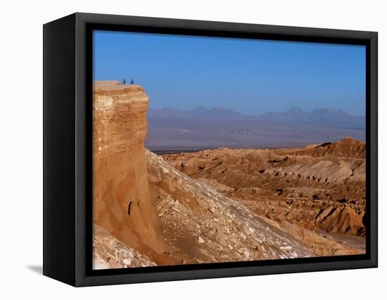 Mountain Biking in the Atacama Desert, Chile-John Warburton-lee-Framed Stretched Canvas