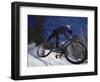 Mountain Biking on Snow-null-Framed Photographic Print