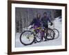 Mountain Biking on Snow-null-Framed Photographic Print