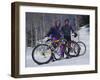 Mountain Biking on Snow-null-Framed Photographic Print