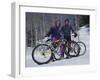 Mountain Biking on Snow-null-Framed Photographic Print