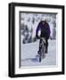 Mountain Biking on Snow-null-Framed Photographic Print