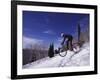 Mountain Biking on Snow-null-Framed Photographic Print