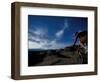 Mountain Biking on the Moab Slickrock Bike Trail, Navajo Sandstone, Utah, USA-Jerry & Marcy Monkman-Framed Photographic Print