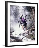 Mountain Biking, Vail, Colorado, USA-Lee Kopfler-Framed Photographic Print