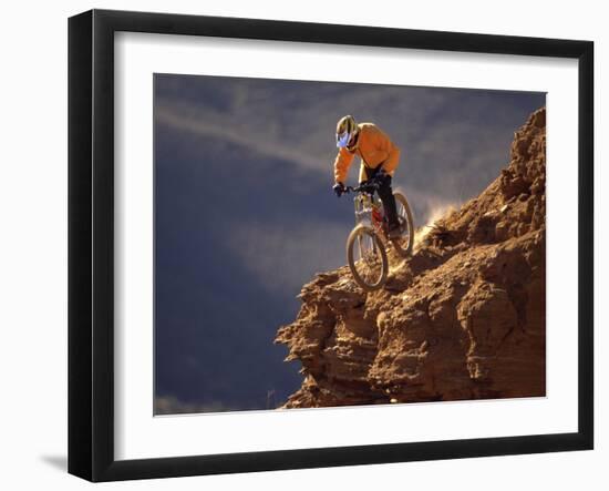 Mountain Biking-null-Framed Premium Photographic Print