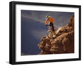 Mountain Biking-null-Framed Photographic Print