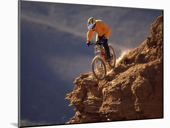 Mountain Biking-null-Mounted Photographic Print