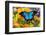 Mountain Blue Butterfly-Darrell Gulin-Framed Photographic Print