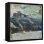 Mountain Blues-Stellar Design Studio-Framed Stretched Canvas