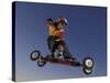 Mountain Boarder in Action, Colorado Springs, Colorado, USA-null-Stretched Canvas