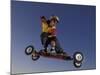 Mountain Boarder in Action, Colorado Springs, Colorado, USA-null-Mounted Photographic Print