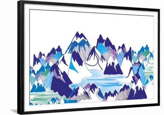 Mountain Bolero-null-Framed Giclee Print