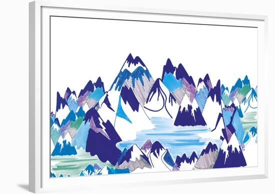 Mountain Bolero-null-Framed Giclee Print