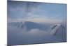 Mountain breaking through the clouds, Elephant Island, South Shetland Islands, Antarctica, Polar Re-Michael Runkel-Mounted Photographic Print