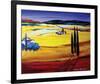 Mountain Breeze-Maya Green-Framed Art Print